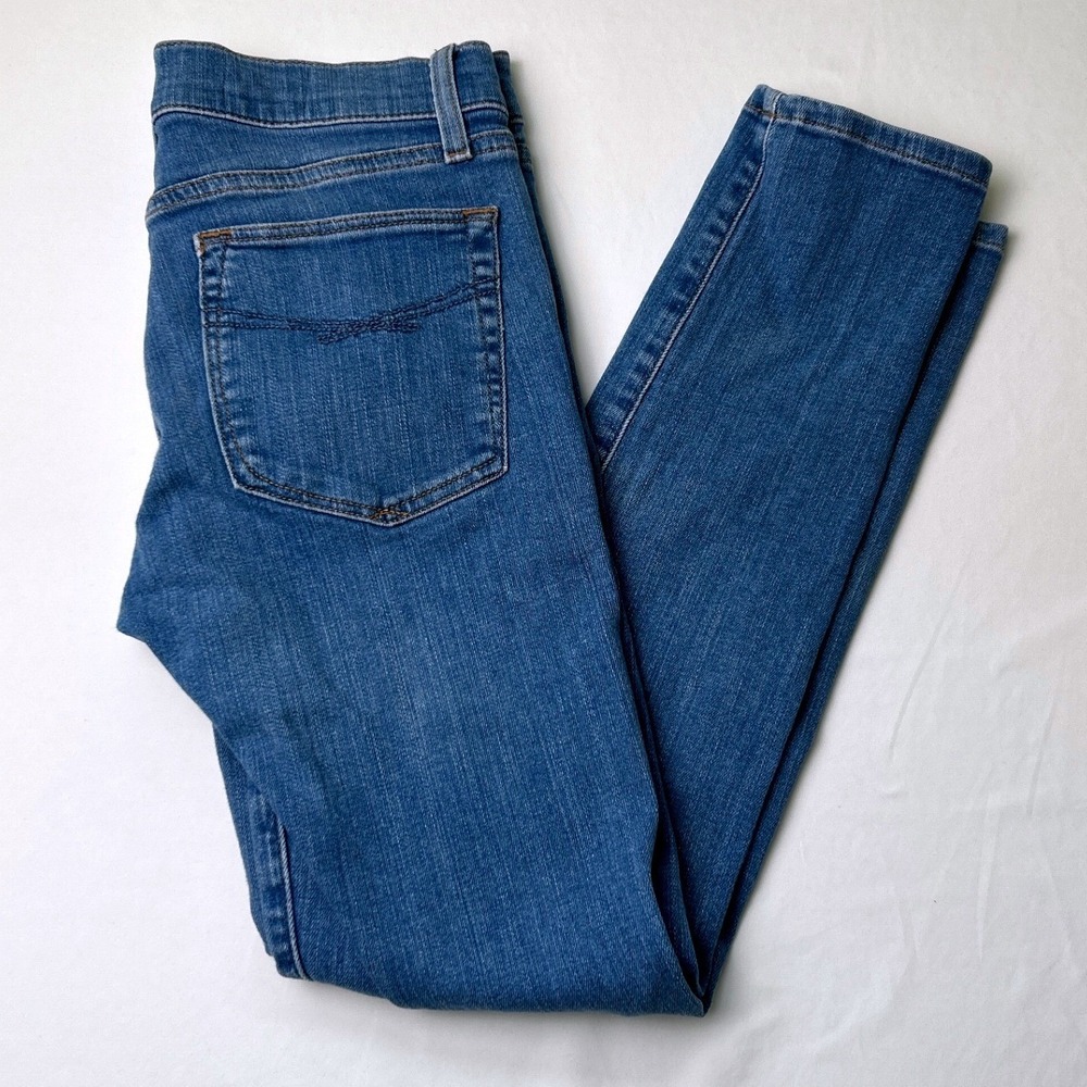 Gap Womens Low RIse Skinny Jean Medium Wash Size 26/2 Classic Stretch Casual Y2K